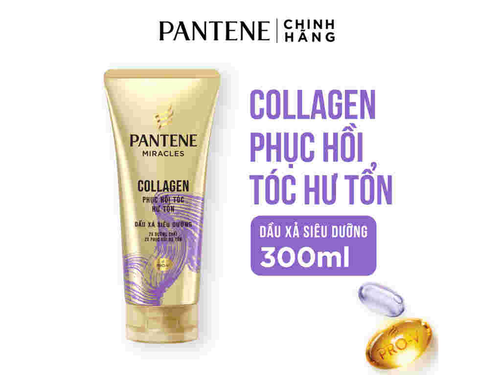 Dầu Xả Pantene 3 Phút Diệu Kỳ Phục Hồi Tóc Hư Tổn 300ml