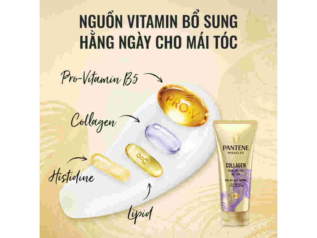 Dầu Xả Pantene 3 Phút Diệu Kỳ Phục Hồi Tóc Hư Tổn 300ml