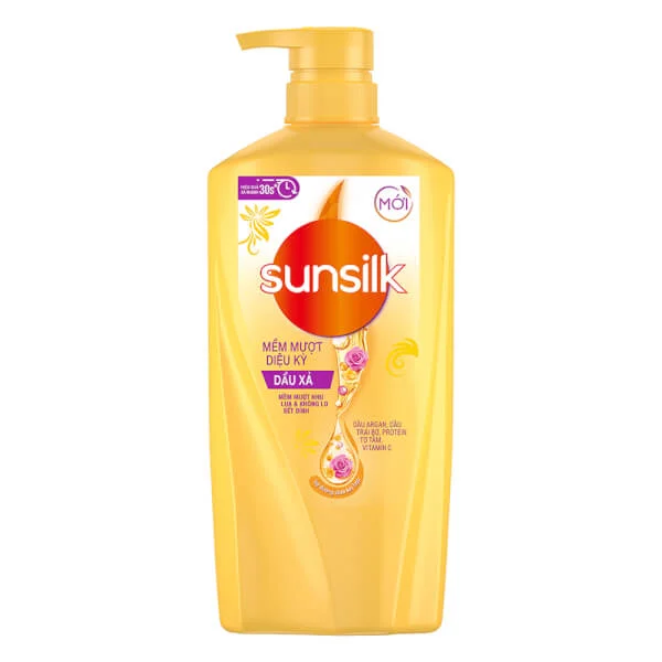 Dầu Xả Sunsilk Mềm Mượt Diệu Kỳ 640g, Vàng