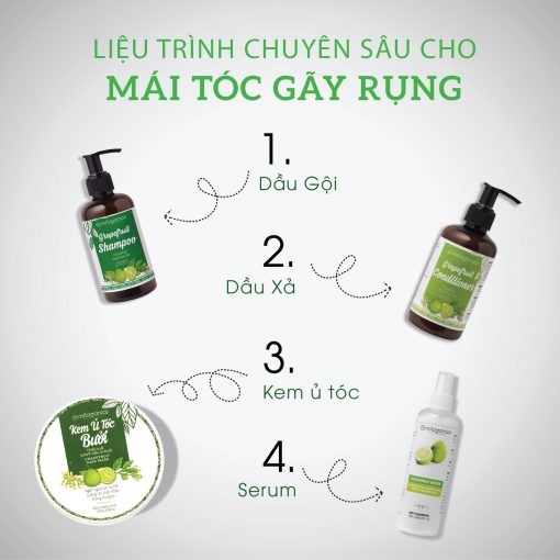 Dầu Xả Milaganics Tinh Dầu Bưởi Dưỡng Tóc Mềm Mượt 250ml