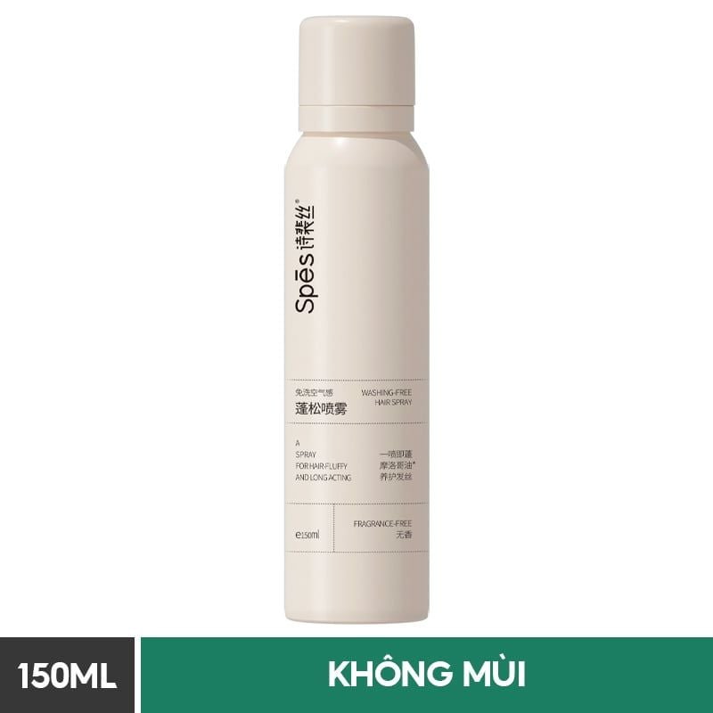 Dầu Gội Khô Spes Dạng Xịt Hương Trà Bá Tước 150ml