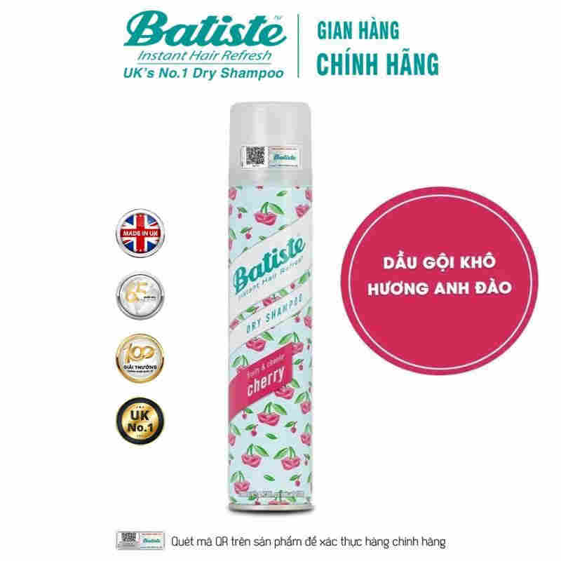 Dầu Gội Khô Batiste Hương Hoa Anh Đào 200ml