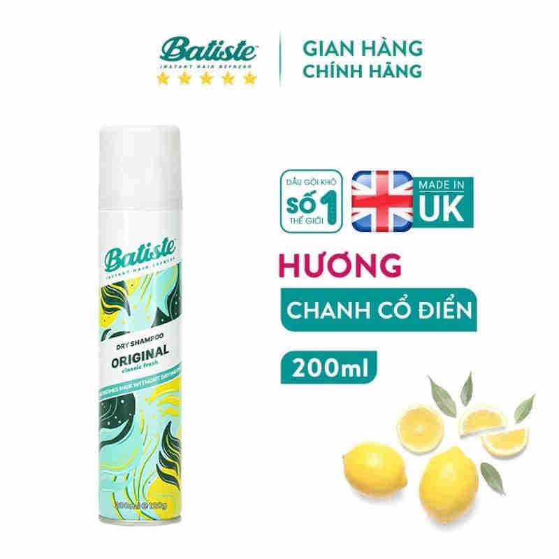 Dầu Gội Khô Batiste Hương Hoa Anh Đào 200ml