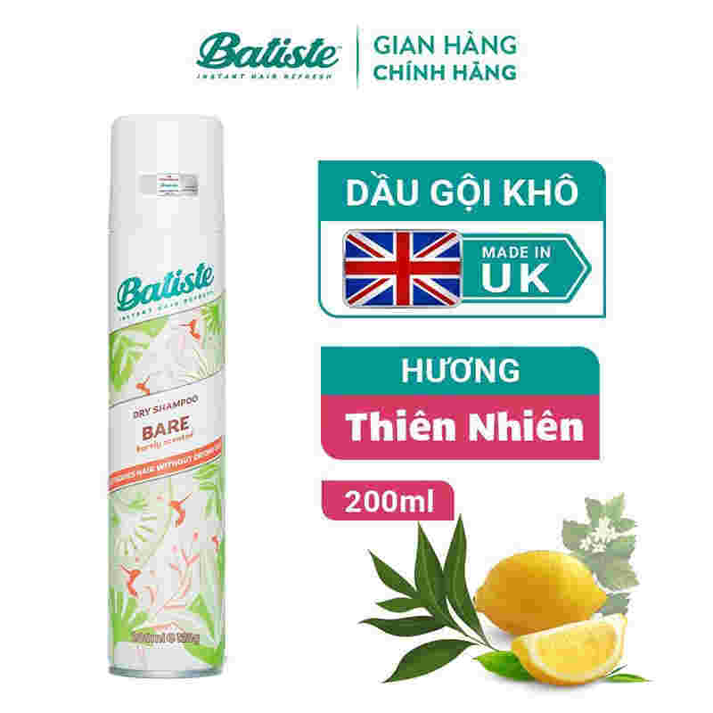 Dầu Gội Khô Batiste Hương Hoa Anh Đào 200ml
