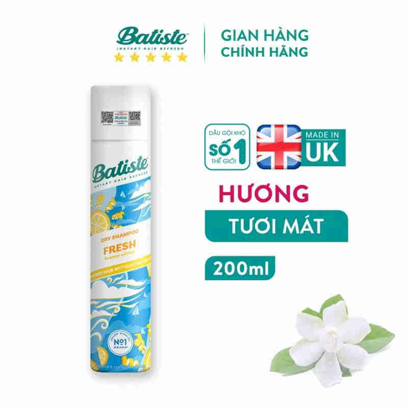Dầu Gội Khô Batiste Hương Hoa Anh Đào 200ml