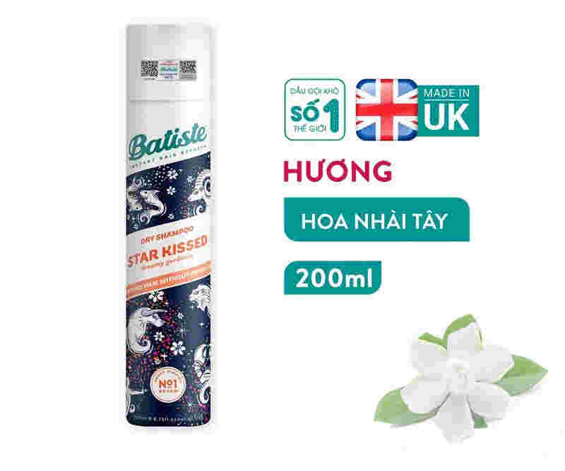 Dầu Gội Khô Batiste Hương Hoa Anh Đào 200ml