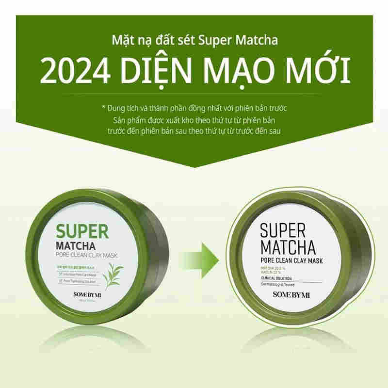 Mặt Nạ Some By Mi Đất Sét Trà Xanh Thu Nhỏ Lỗ Chân Lông 100g