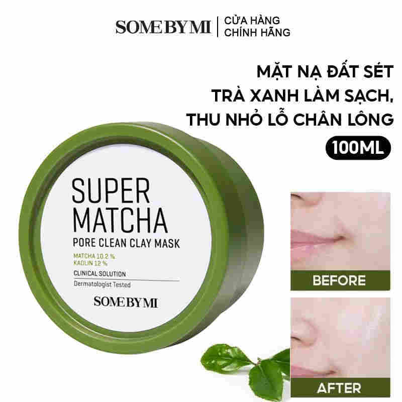 Mặt Nạ Some By Mi Đất Sét Trà Xanh Thu Nhỏ Lỗ Chân Lông 100g
