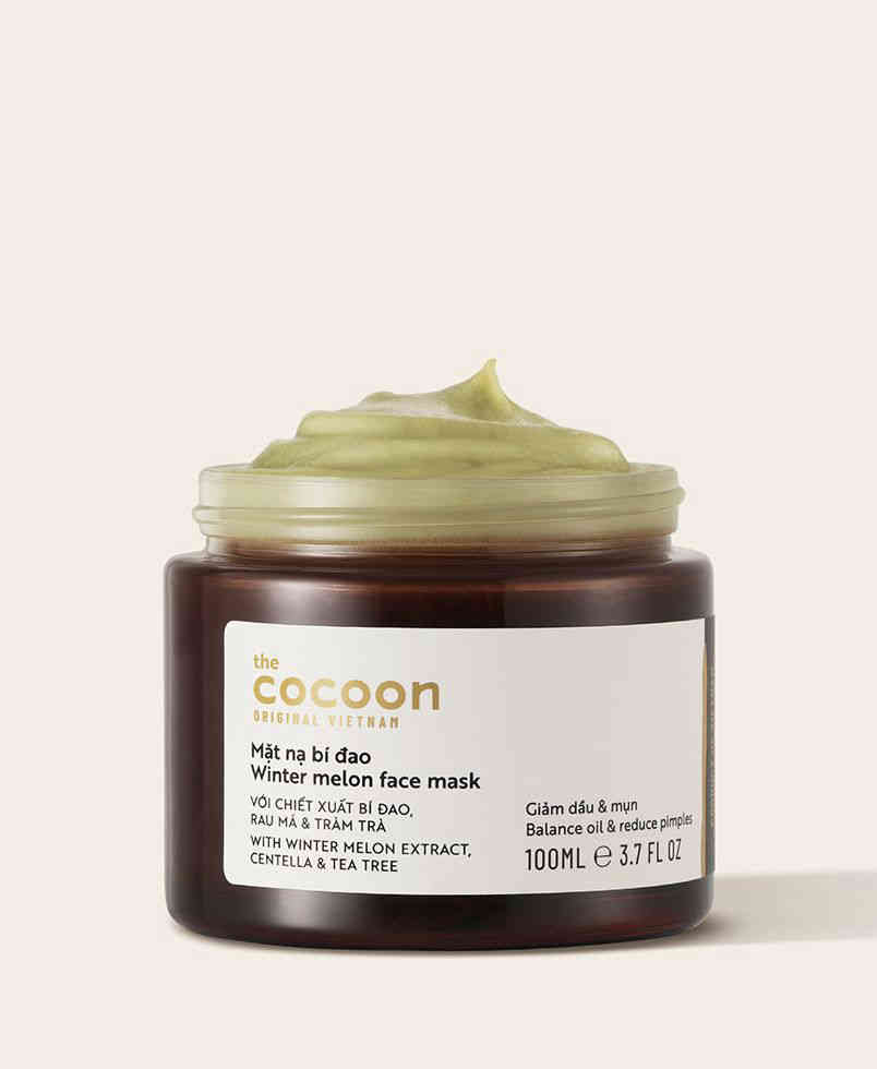 Mặt Nạ Cocoon Bí Đao Giảm Dầu & Mụn 100ml