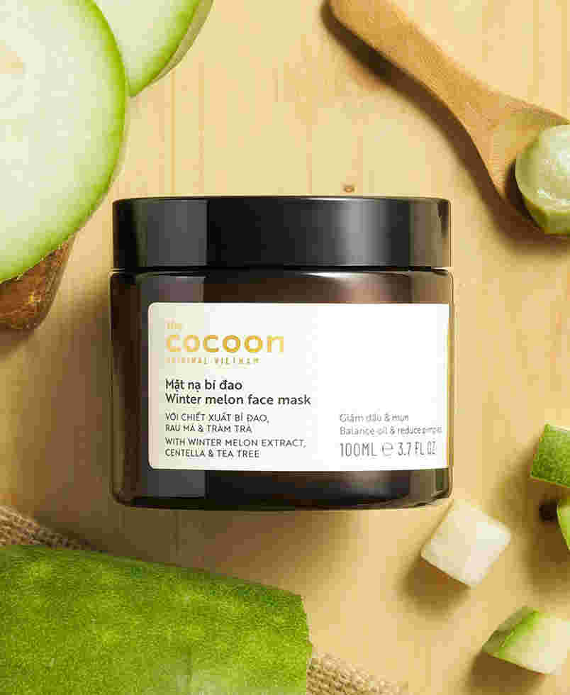 Mặt Nạ Cocoon Bí Đao Giảm Dầu & Mụn 100ml