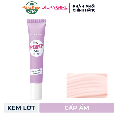 Kem Lót Silkygirl Cấp Ẩm Căng Bóng (Prep N Plump Hydra Primer) Kem Lót Silkygirl Cấp Ẩm Căng Bóng 15ml