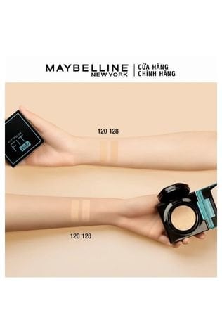 Phấn Nước Maybelline Mịn Nhẹ Kiềm Dầu (Fit Me Matte+Poreless Cushion) 120 Classic Ivory