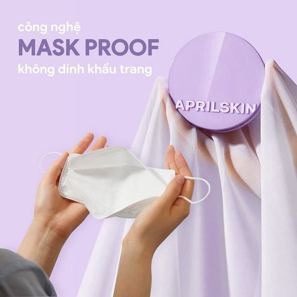 Phấn Nước Aprilskin Siêu Mỏng Nhẹ (Ultra Slim Cushion) 22 Pink Beige - Be Hồng