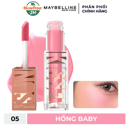 Má Hồng Kem Maybelline Căng Mọng (Sunkisser Blush) 02