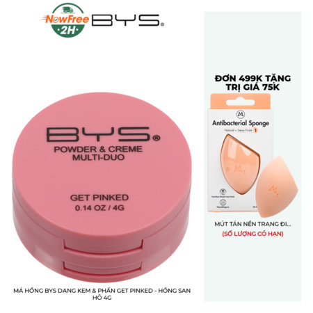 Má Hồng BYS Dạng Kem & Phấn Naked Rose (Powder & Creme Multi Duo) Hồng San Hô