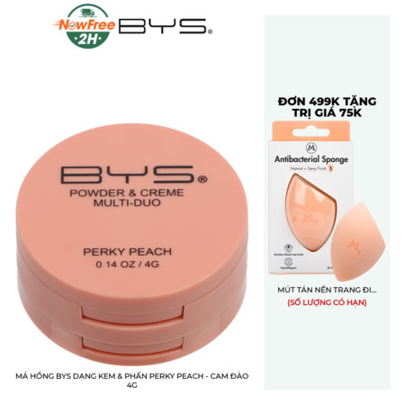 Má Hồng BYS Dạng Kem & Phấn Naked Rose (Powder & Creme Multi Duo) Hồng San Hô