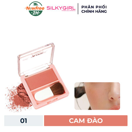 Phấn Má Hồng Silkygirl (Blush Hour) 04 Cherry Crush