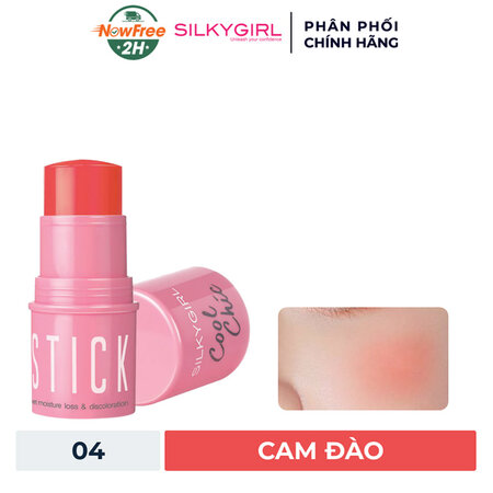 Má Hồng Silkygirl Dạng Thỏi (Cool Chic Blush Stick) Cam đào