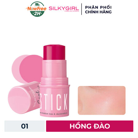 Má Hồng Silkygirl Dạng Thỏi (Cool Chic Blush Stick) Cam đào