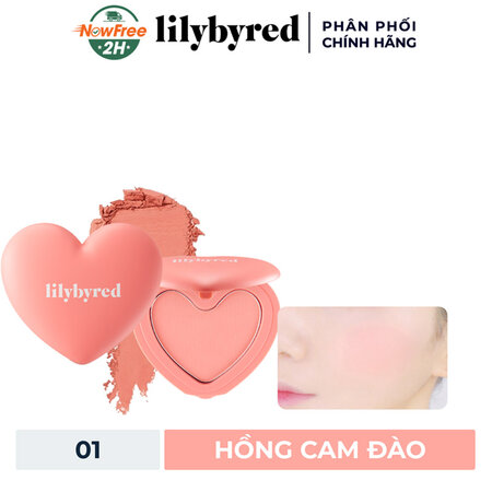 Phấn Má Hồng Lilybyred (Luv Beam Cheek) 02, 4.7g
