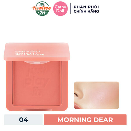 Má Hồng Cathy Doll Dạng Kem (Skin Fit Jelly Blusher) 02 Gala Peach