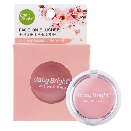 Phấn Má Hồng Baby Bright (Face On Blusher) 01 Cherry Blossom