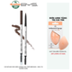 Chì Kẻ Mày BYS Siêu Mảnh Lâu Trôi (Hybrid Hero Brow Booster x Precision Pencil) Brown