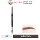 Chì Kẻ Mày Silkygirl 2 Đầu (Hi-Definition Brow Liner ) Soft Black