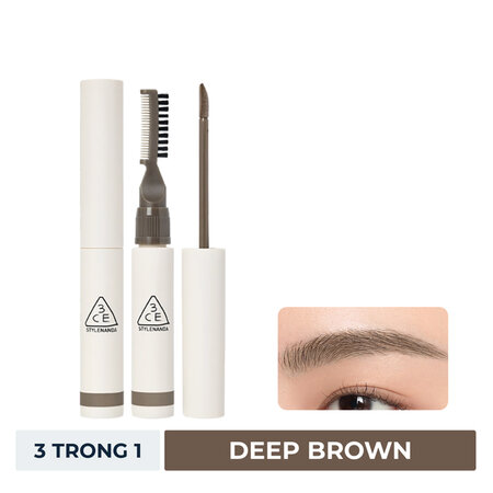 Kẻ Mày 3CE 3 Trong 1 Deep Brown