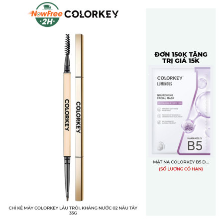 Chì Kẻ Mày Colorkey Lâu Trôi, Kháng Nước (The Rapid Eyebrow Pencil) 03