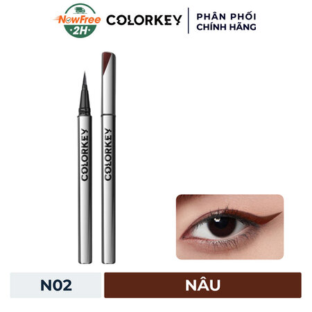 Bút Kẻ Mắt Colorkey Chống Nước Lâu Trôi (Floating Color Liquid Eyeliner) N01