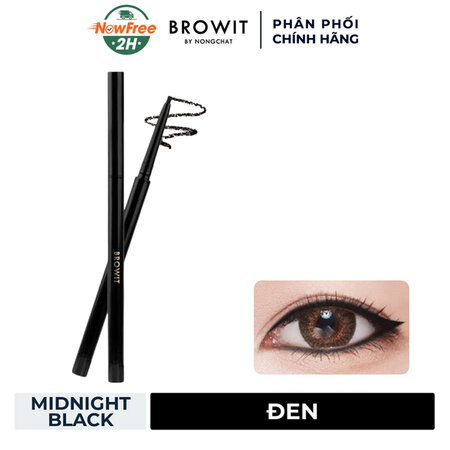 Kẻ Viền Mắt Trong Browit Dạng Sáp (Smooth And Slim Inner Eyeliner) Midnight Black