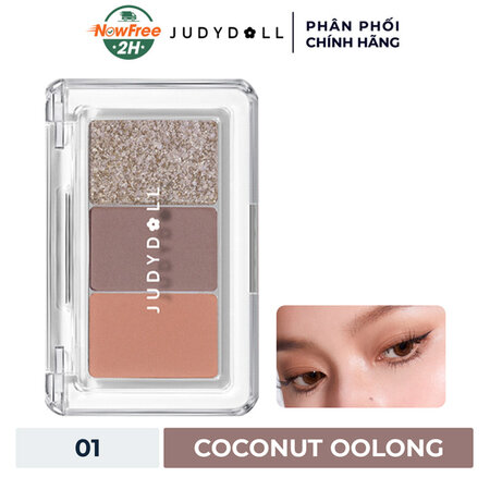 Bảng Phấn Mắt Judydoll 3 Màu ()Eyeshadow Palette 01
