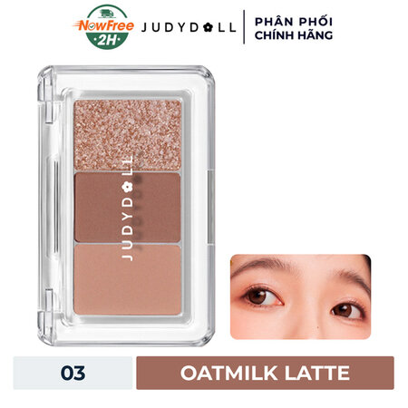Bảng Phấn Mắt Judydoll 3 Màu ()Eyeshadow Palette 01