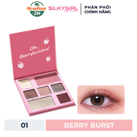 Bảng Phấn Mắt & Mặt Silkygirl (Eye & Face Palette) Berry Burst