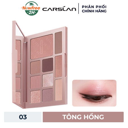 Bảng Phấn Mắt Carslan 10 Màu Đa Năng (Silky Twinkle Comprehensive Palette) 01