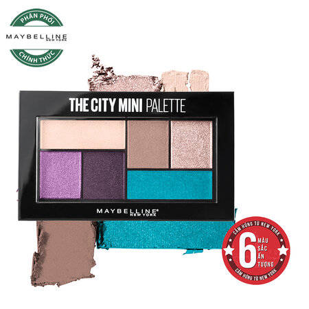 Bảng Phấn Mắt Maybelline 6 (The City Mini Palette) 400 Rooftop Bronzes