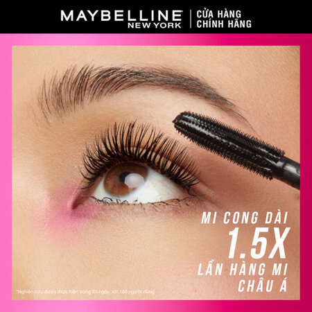 Mascara Maybelline Cong Dài Và Tỏa Mi 360 Độ (Lash Sensational Firework Waterproof Mascara)