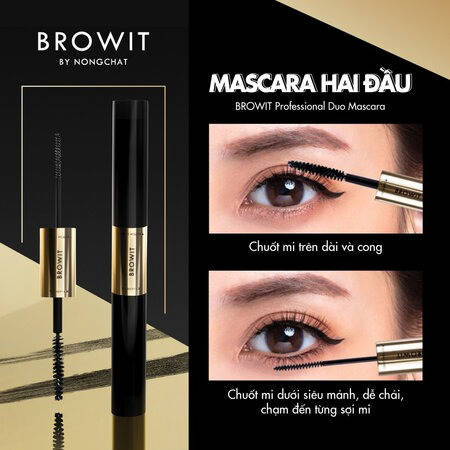 Mascara 2 Đầu Browit Professional Duo (Professional Duo Mascara) Sexy Black