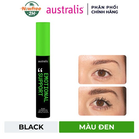 Mascara Australis Dài, Dày Và Cong Mi Lâu Trôi (Emotional Support Mascara)