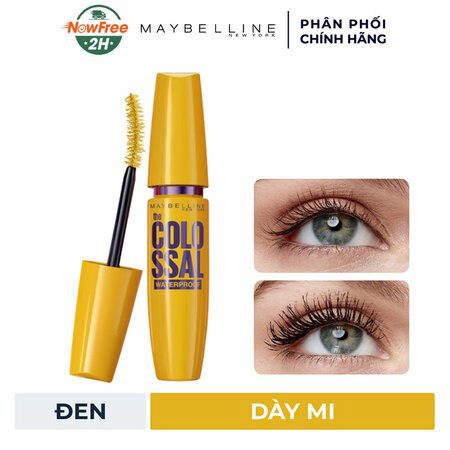 Mascara Maybelline Làm Dày Mi & Ngăn Rụng Mi (Colossal Waterproof)