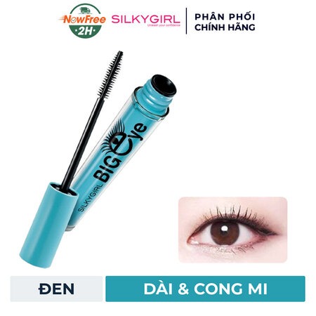 Mascara Silkygirl Big Eye Làm Dài Và Cong Mi (Big Eye Collagen Waterproof Mascara) 5ml
