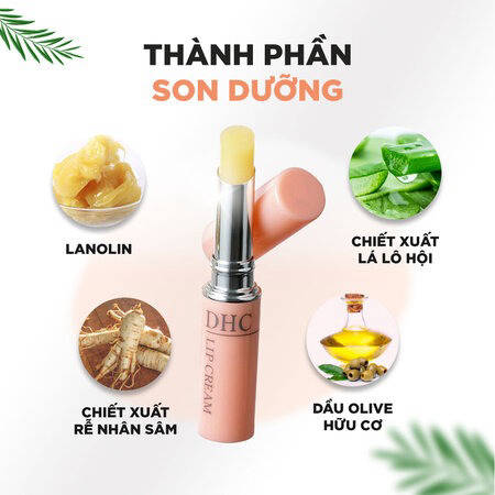 Son Dưỡng Môi DHC Không Màu Hỗ Trợ Giảm Thâm Môi 1.5g