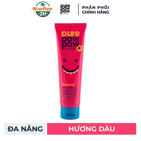 Dưỡng Môi Đa Năng Pure Paw Paw  (Ointment) Dâu