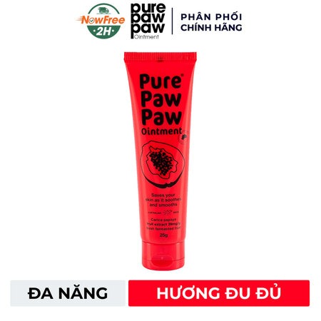 Dưỡng Môi Đa Năng Pure Paw Paw  (Ointment) Dâu