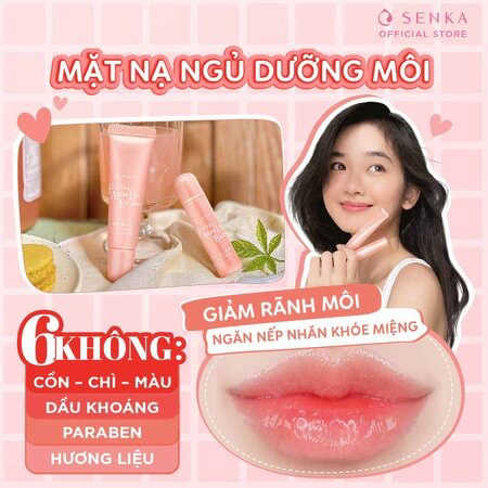 Tinh Chất Dưỡng Môi Senka Cấp Ẩm & Ngừa Khô, Nẻ Môi  (Perfect Aqua Lip Essence) 2.5g