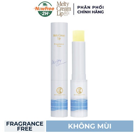 Son Dưỡng Môi Mentholatum Melty Cream Lip Không Mùi (Melty Cream Lip Fragrance Free) Không Mùi
