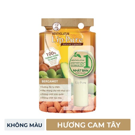 Son Dưỡng Lipice Lip Pure Không Màu (Natural Lipbalm) Không Mùi