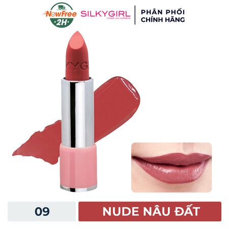 Son Dưỡng Có Màu Silkygirl (Moisture Rich Lipcolor) 07 Bare
