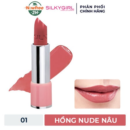 Son Dưỡng Có Màu Silkygirl (Moisture Rich Lipcolor) 07 Bare